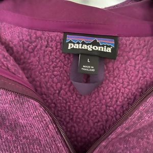 Purple Patagonia Quarter Zip!